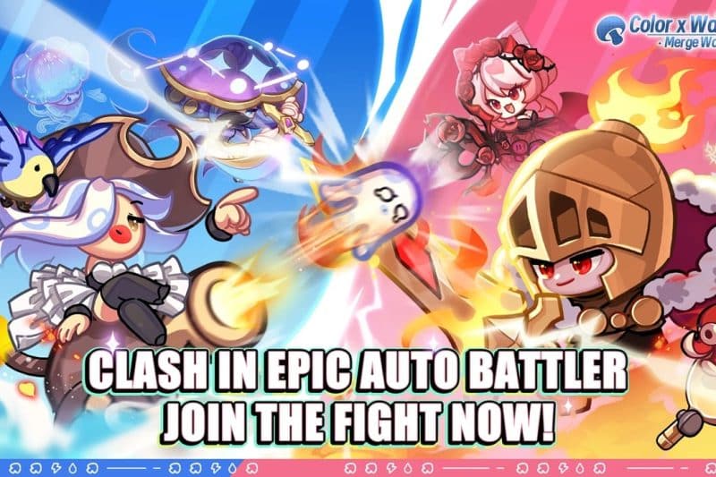 Color x Warriors: Merge War: война цветов в мире грибов-героев