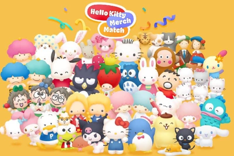 Hello Kitty Merch Match: сборник мерча Sanrio в match-3 игре для Android