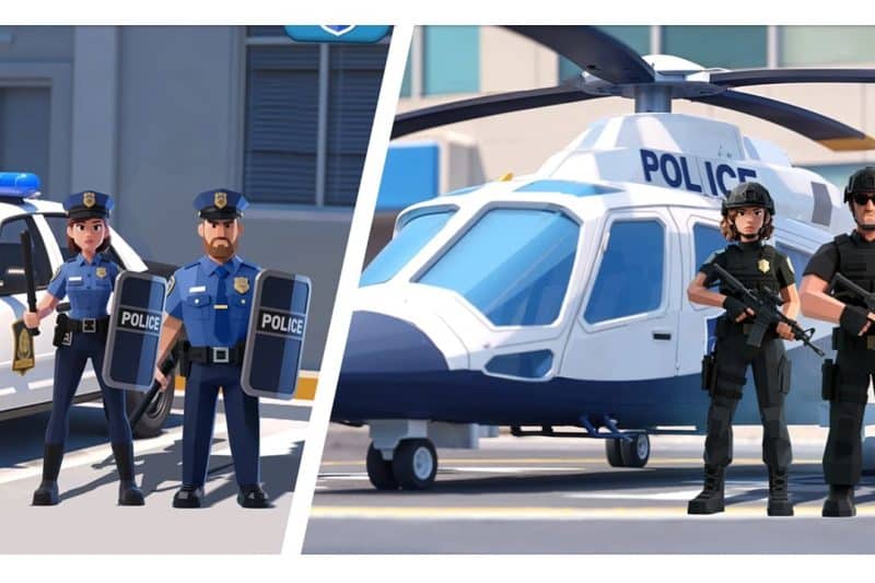 Становись шефом полиции в игре Police Chief