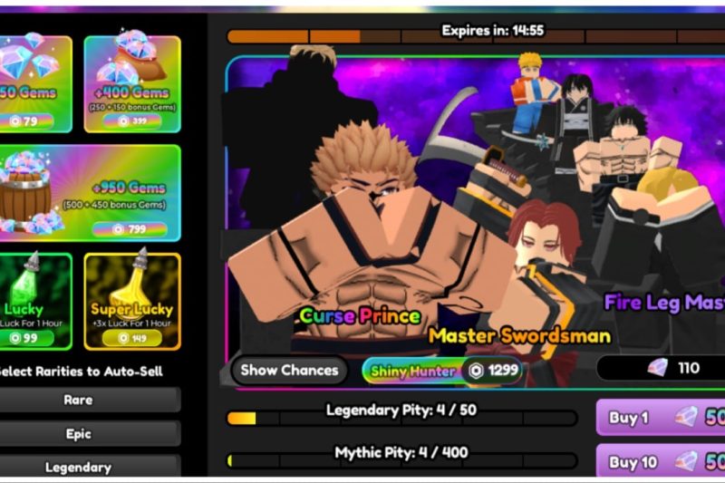 Все о баннерах в Anime Defenders: Как работает система призыва и получения секреток